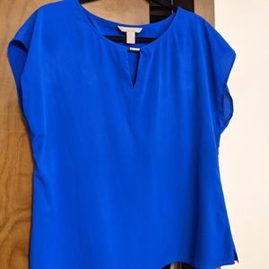 Royal blue blouse, large